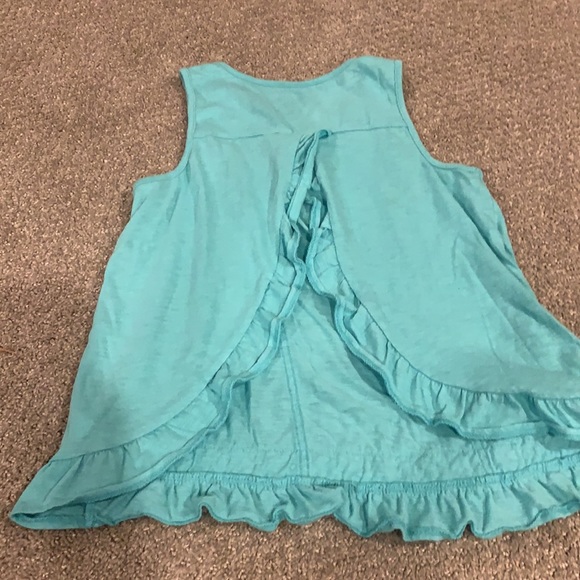 Justice girls top size 14, turquoise - Picture 5 of 6